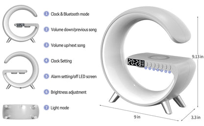 3 in 1 Wireless Charger Lamp