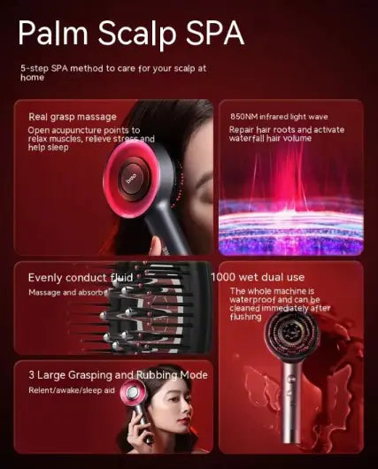 Infrared Head Hair Brush