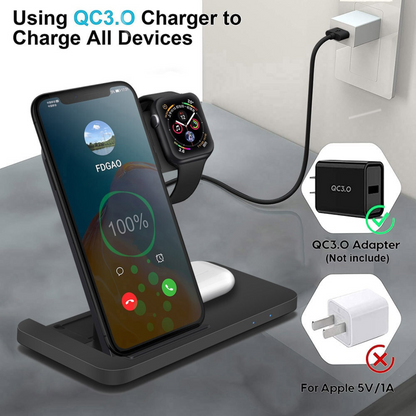 3in1 Fast Charger Dock Station