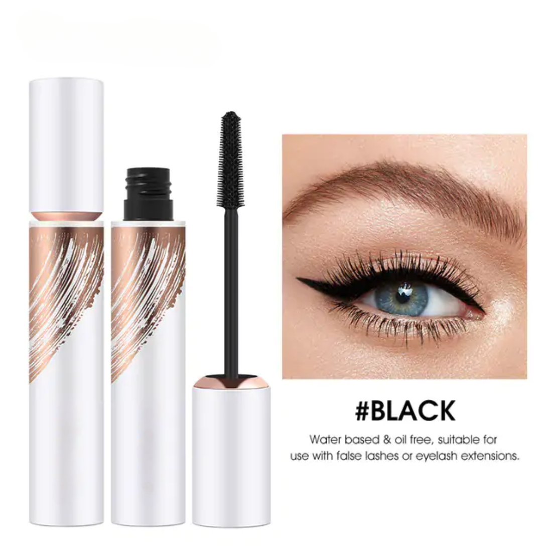 Waterproof  Black Mascara