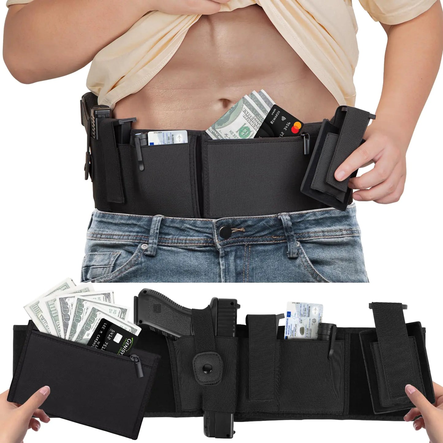 CANKROO Concealed Carry Belly Band Holster