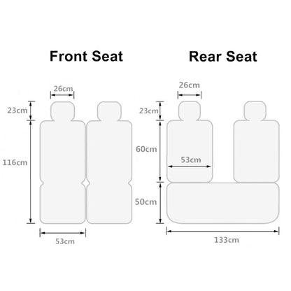 Car Seat Covers For 5 SEAT Pu Leather Seats Cover Full Set Seat Cushion Cover Front Rear Seat Cover Universal SUV Trucks