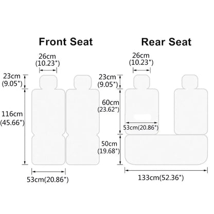 Car Seat Covers For 5 SEAT Pu Leather Seats Cover Full Set Seat Cushion Cover Front Rear Seat Cover Universal SUV Trucks