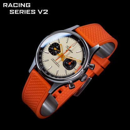 Sugess Pilot Watch ST19 Origin Movement Swanneck Wristwatch Mechanical Chronograph Sappire Crystal Military Limited Racing 1963