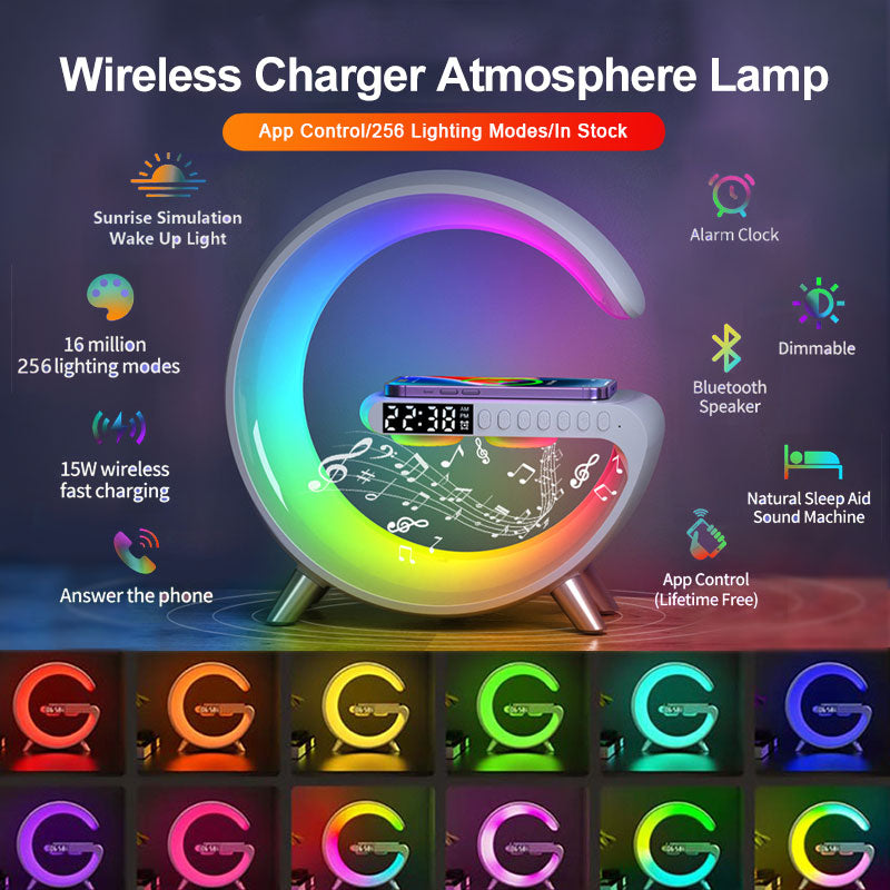 3 in 1 Wireless Charger Lamp