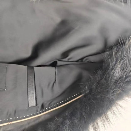 New Winter Women's 100% Genuine Fox Fur Coat Whole Skin Luxurious Thick Warm Jacket Black Color