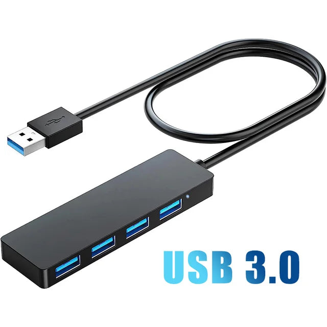 4 Port Usb 3.0 Hub Usb 3.0 Extension Cord