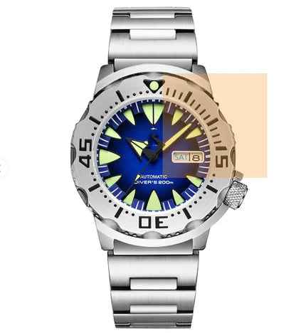 Stainless Steel Luminous Waterproof Mechanical Watch