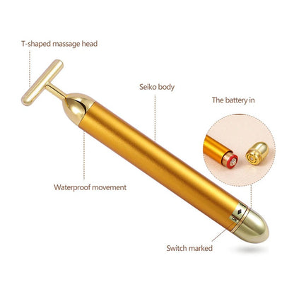 Gold Facial Roller Massager