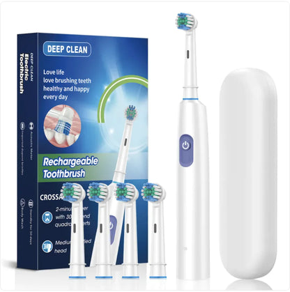 Rotating Round Head Electric Toothbrush