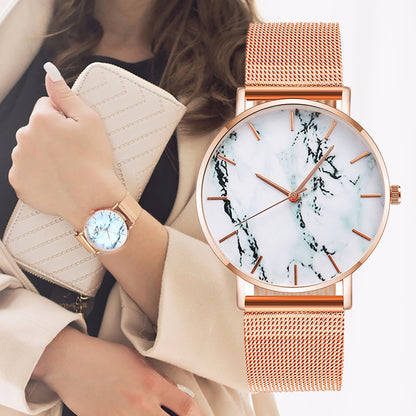 Fashion Rose Gold Mesh Band